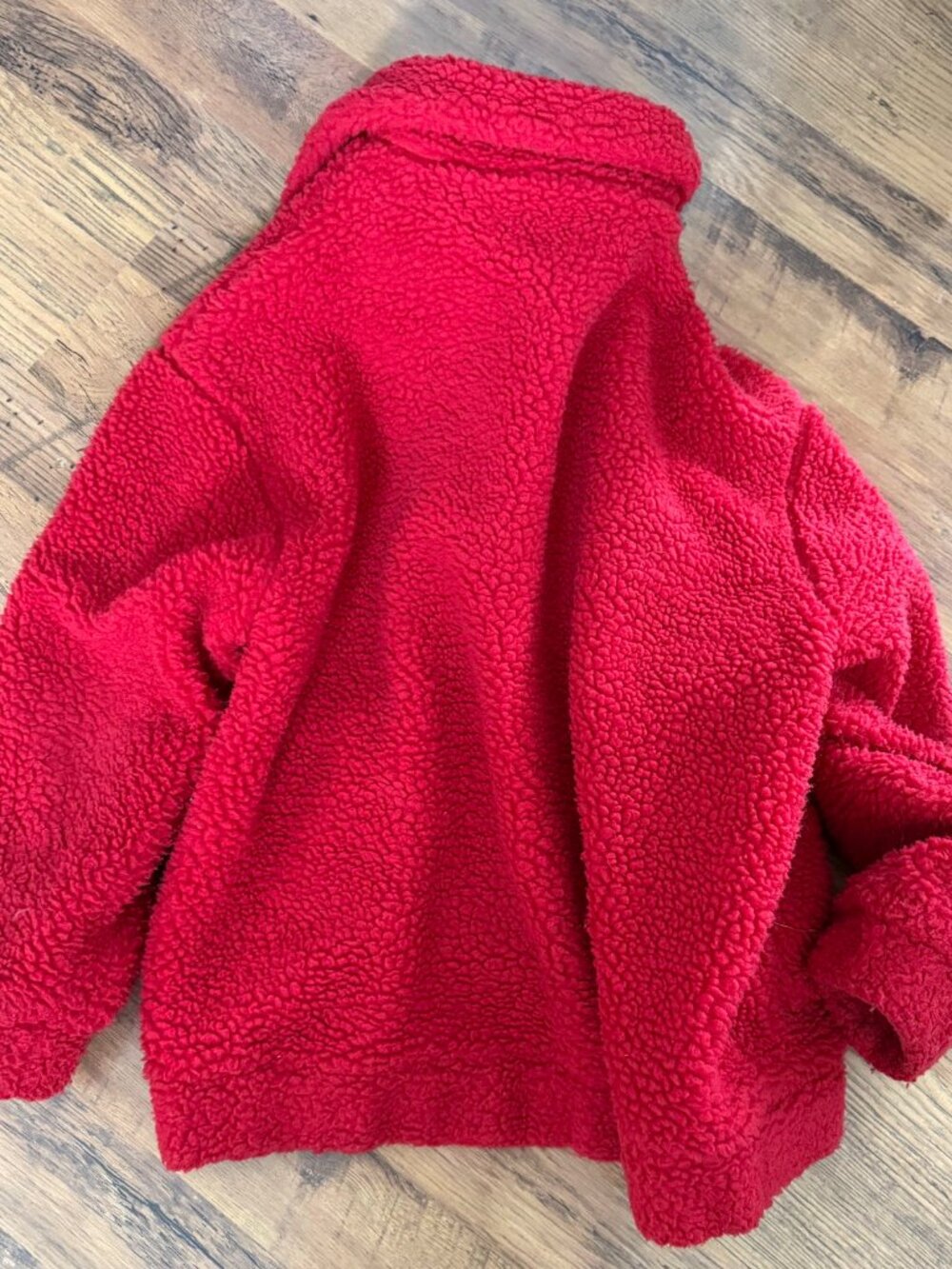 IAMGIA - Sherpa red coat - Picture 2 of 2